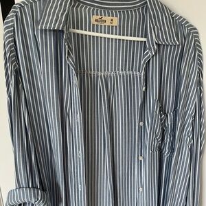 Hollister stripe beach shirt